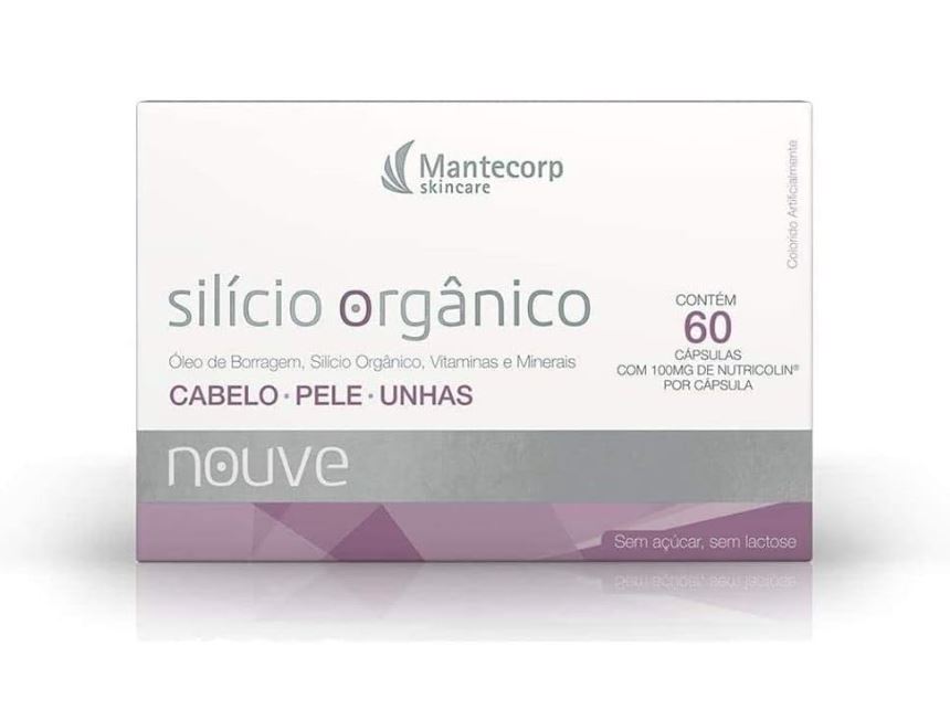 Nutricosmético Nouve Silício Orgânico – Mantecorp