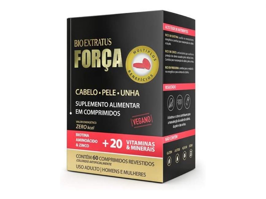 Suplemento Força para Cabelo Pele e Unha – Bio Extratus